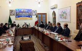 جلسه بررسی چگونگی سرمایه گذاری آستان مقدس احمدی (شاهچراغ )در طرح های تولیدی کشاورزی
