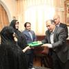 دیدار مدیر عامل و اعضای هیات مدیره بانک کشاورزی با خانواده شهید اکبری