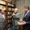 دیدار نوروزی دکتر شهیدزاده با قدیمی ترین همکار بانک کشاورزی