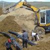 اجرای طرح شبکه آبیاری تحت فشار اراضی پایاب سد ارسباران