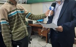 مصاحبه تلویزیونی معاون خدمات بیمه ای  استان  سمنان در خصوص  پرداخت غرامت باغات زردالو