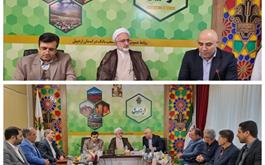 دیدار مشاور وزیر امور اقتصادی و دارایی در امور ایثارگران با جمعی از ایثارگران بانک های استان اردبیل