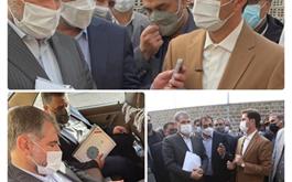 بازدید وزیر جهاد کشاورزی از طرح های مشارکتی بانک کشاورزی در استان یزد 