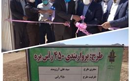 افتتاح طرح پرواربندی بره در شهرستان خرم بید استان فارس با استفاده از تسهیلات بانک کشاورزی