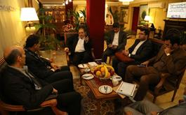دیدار نمایندگان مردم رشت  و فسا در مجلس شورا ی اسلامی با مدیر عامل بانک کشاورزی 