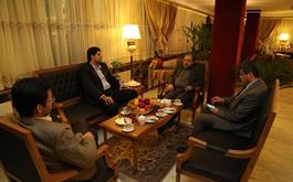 دیدار نماینده مردم ساری و میاندرود در مجلس شورا ی اسلامی با مدیر عامل بانک کشاورزی 