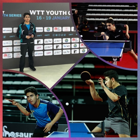 درخشش فرزند همکار در مسابقات تنیس روی میز آزاد جهانی (کانتندر) جوانان ترکیه