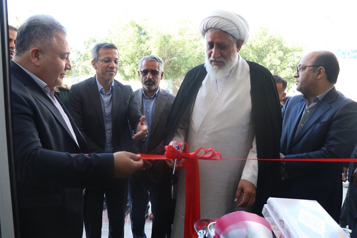 افتتاح ساختمان جدید شعبه شهرستان میناب با حضور مسئولین استان و شهرستان