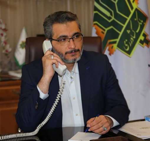 گفت و گوی سرپرست بانک کشاورزی با برخی از کارکنان مبتلا به بیماری کرونا 